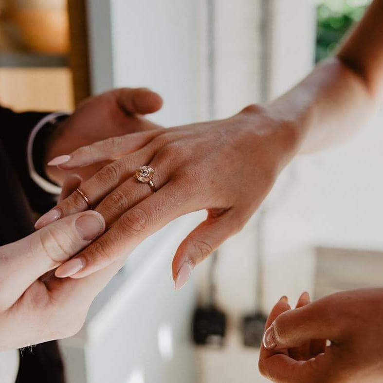 Custom Made Rose Gold Ring