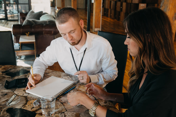 Meet with The Jeweler Ryan to Create Your Own Custom Engagement Ring